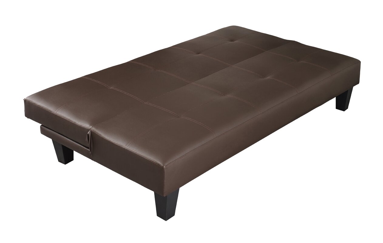 All Home 3 Seater Leather Sofa Bed & Reviews | Wayfair.co.uk